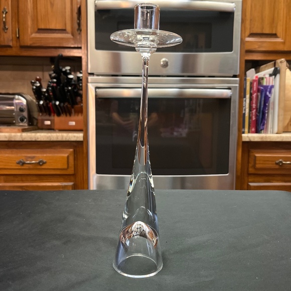 Vintage Arabia of Finland Nuutajarvi Aurora Chrystal Candlestick. 1974. - Picture 5 of 10